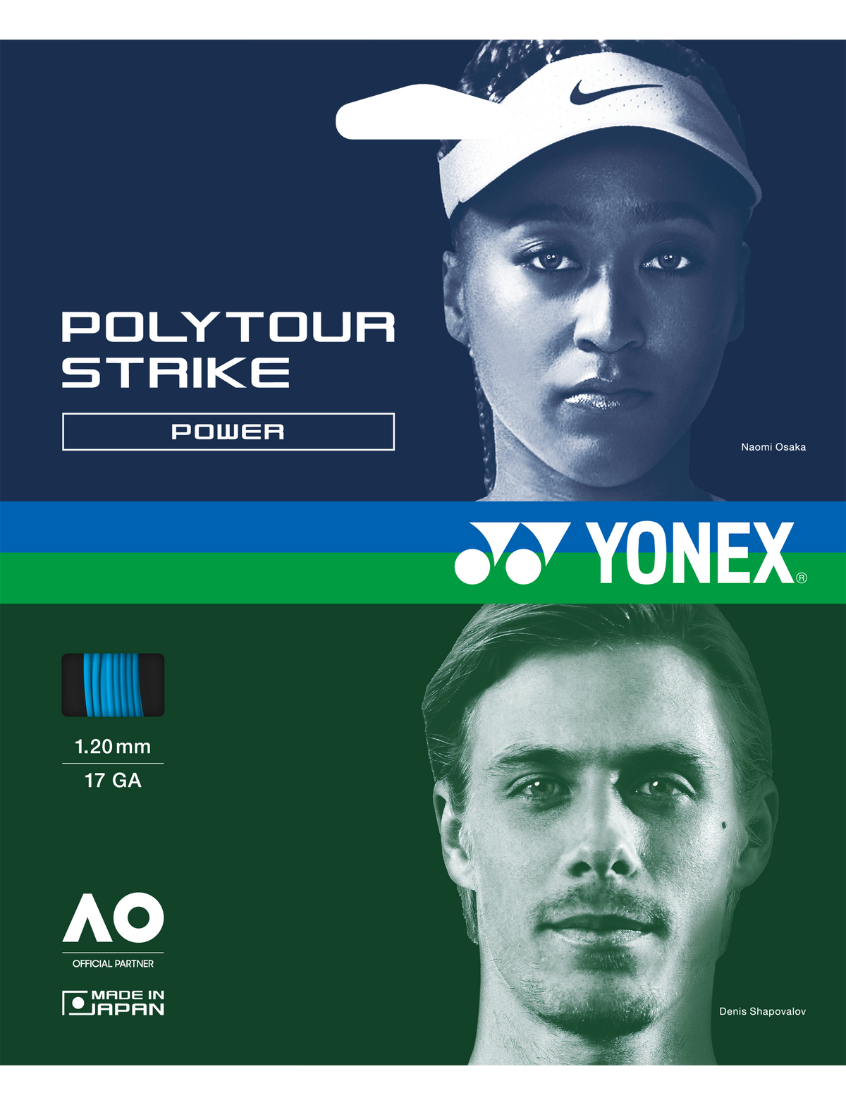 Yonex POLYTOUR STRIKE 120 - SET