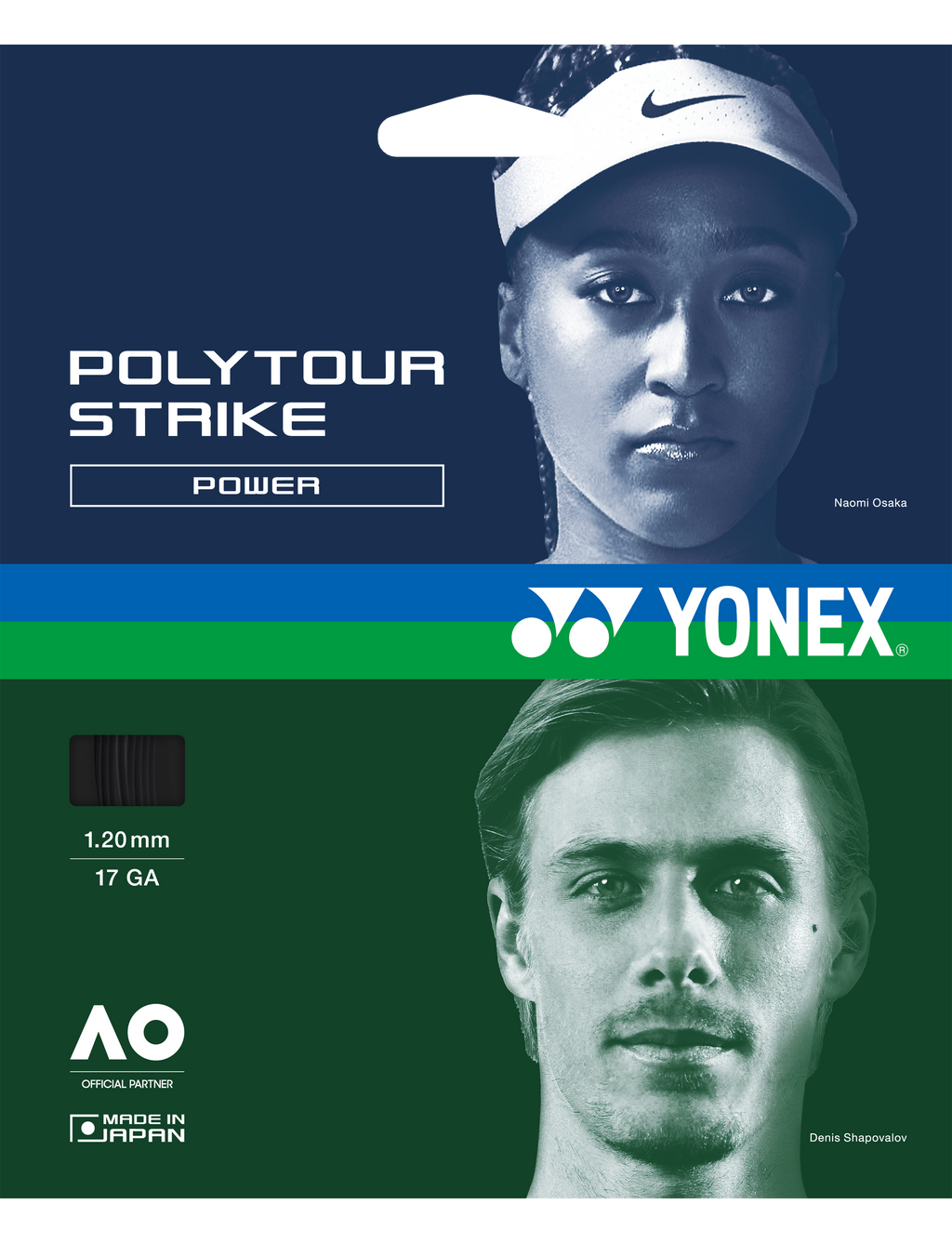 Yonex POLYTOUR STRIKE 120 - SET