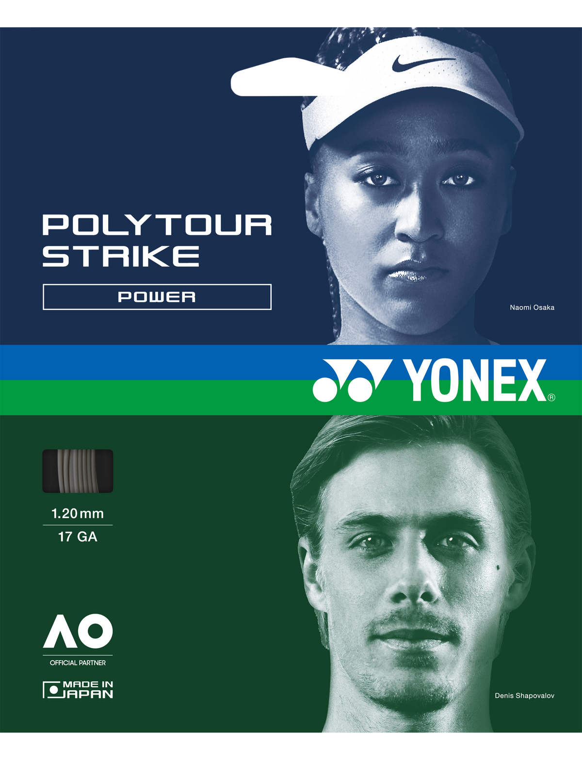 Yonex POLYTOUR STRIKE 120 - SET