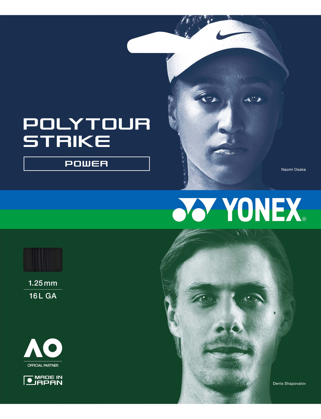 Yonex POLYTOUR STRIKE 125 - SET